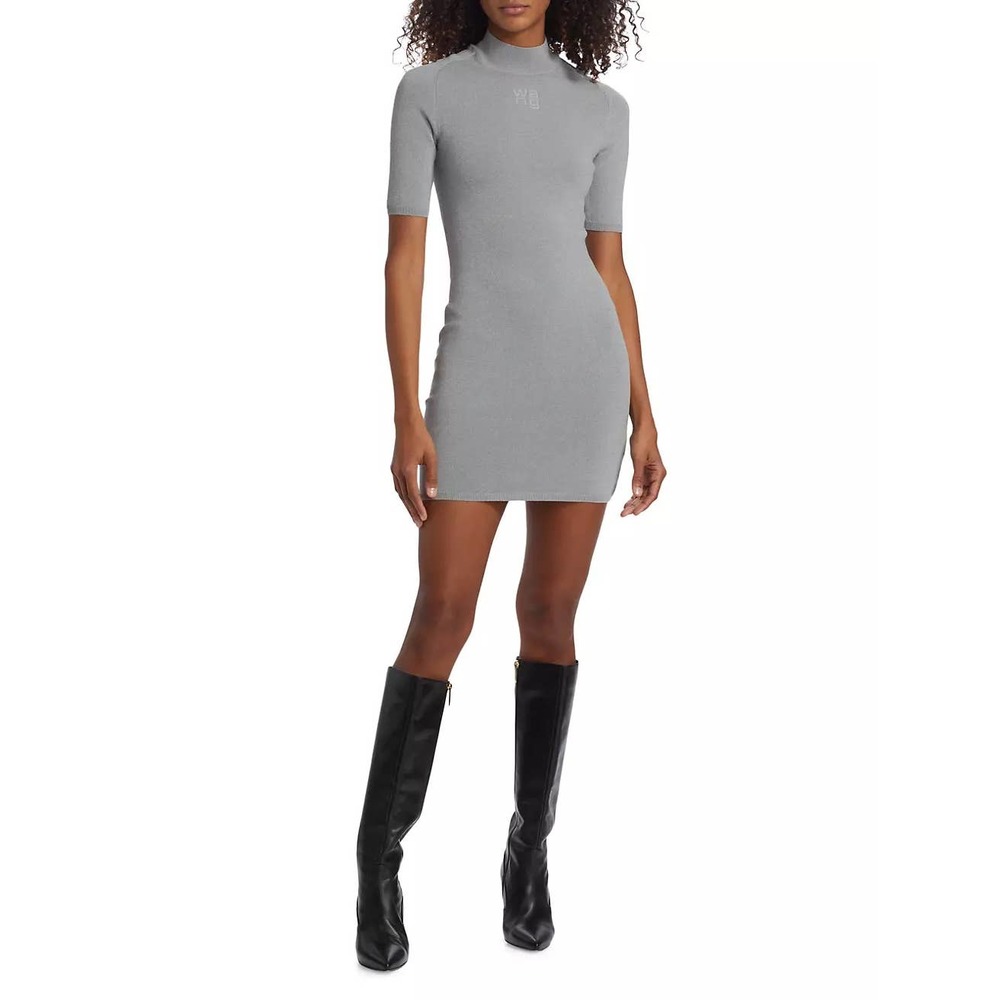 alexander wang Knitted Logo Minidress. Size S